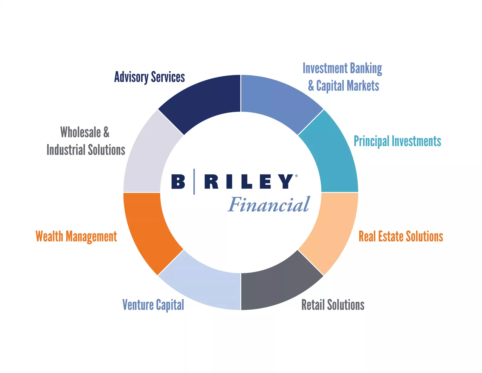 B. Riley financial service and business capabilities