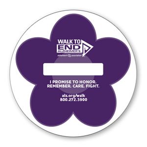 These beautiful purple flowers are another great way to fundraise for the Walk. Sell them and display them at your place of work, business, or schools! Make it personal and add a small note on why you support the Walk to End Alzheimer's
