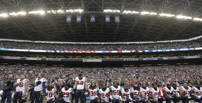 What Exactly Does Disrespecting The Flag At An NFL Game Have To Do With Fighting 'Injustice?'