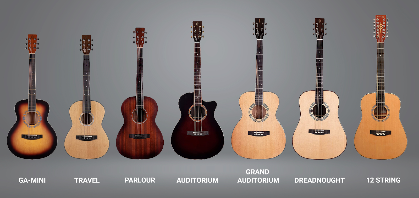 Acoustic Guitar Body Sizes