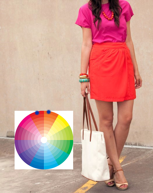 Analogous colors to coordinate fashion