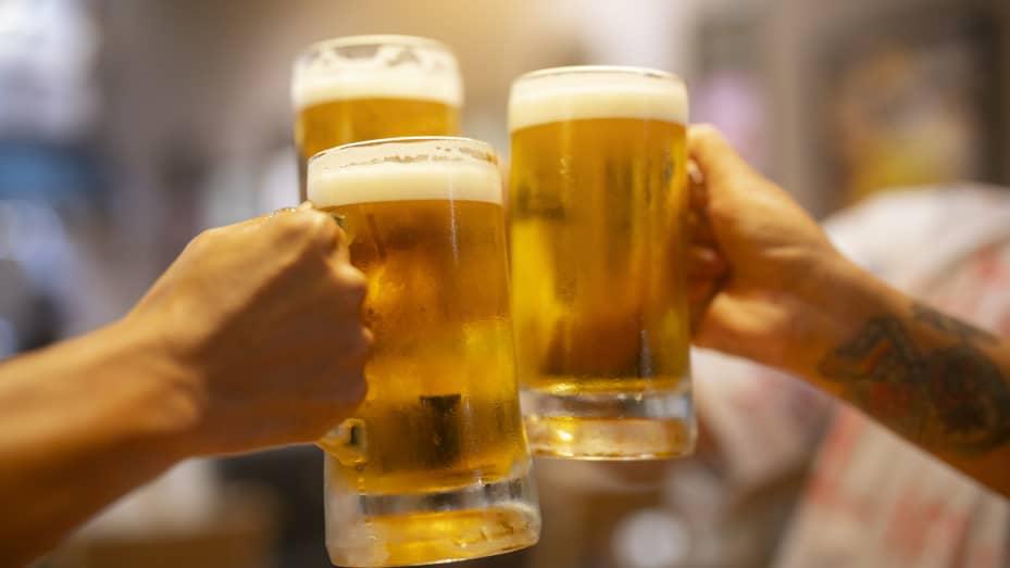 Beer is on pace to lose its leading share of the U.S. alcohol market
