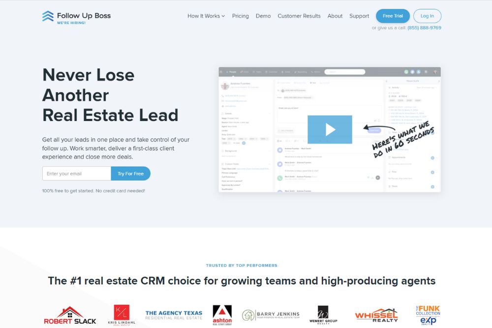 Follow Up Boss CRM for Real Estate Screenshot