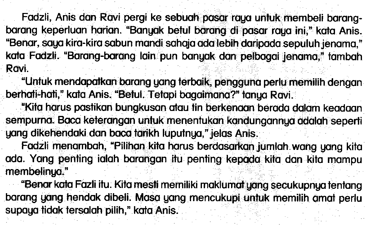 Cikgu Ahmad Latip Alwi: BM UPSR Kertas 2 (16 NIlai)