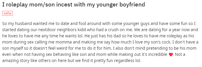 Incest Roleplay Mom Son Roleplay Fetish