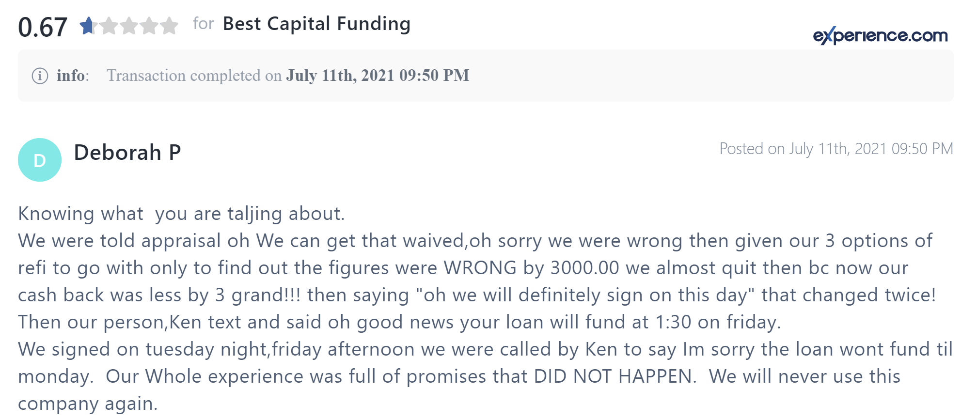 Best Capital Funding review