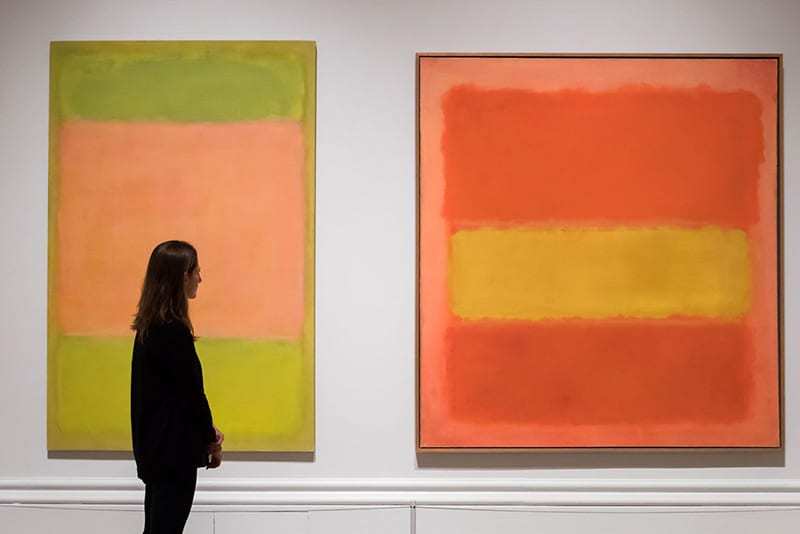 White Center, Mark Rothko, 1950, oil on canvas; Sold at Sotheby`s for $73 million on May 15, 2007.