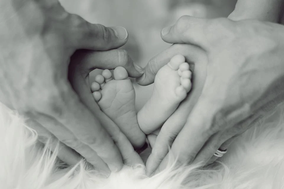 https://pixabay.com/photos/infant-feet-father-mother-2717347/