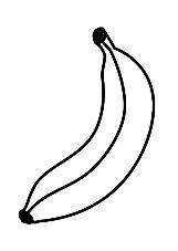 Dibujo para colorear banana - Dibujos Para Imprimir Gratis - Img 23171