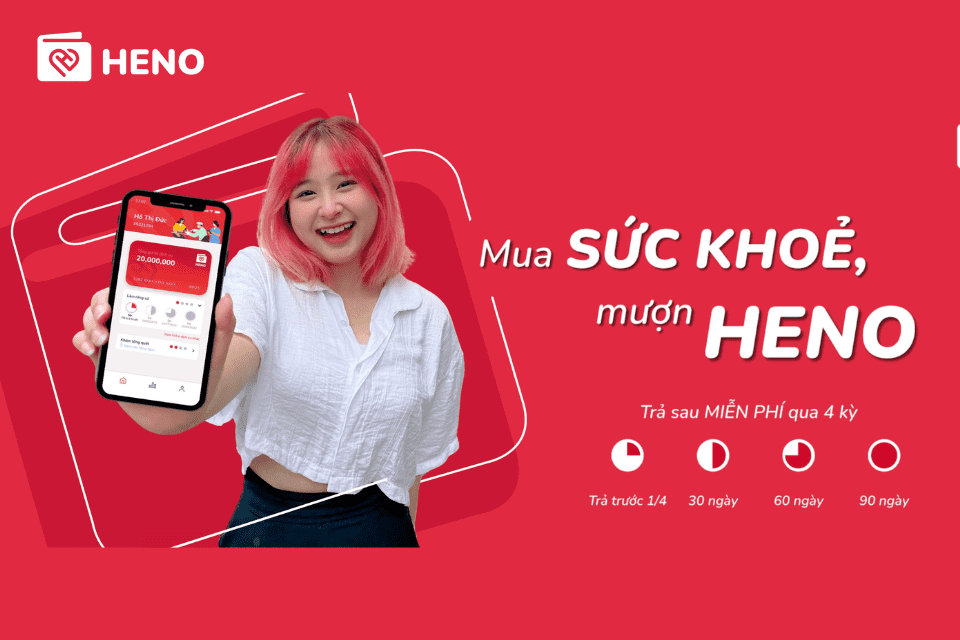 HENO - Giải pháp thanh toán trả sau các dịch vụ chăm sóc sức khỏe - sắc đẹp