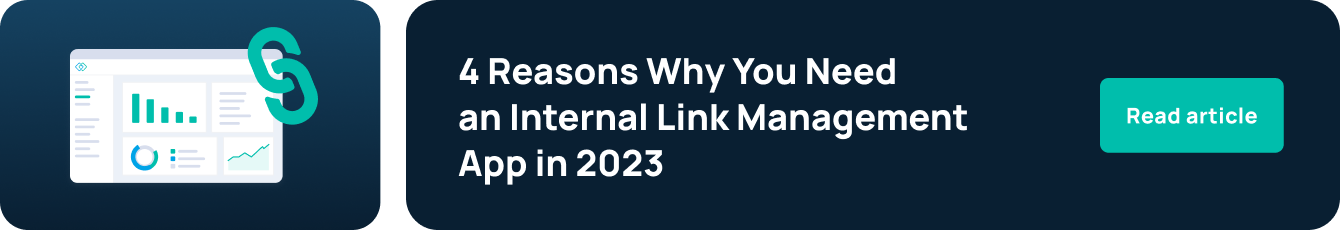 4 Reasons Why You Need an Internal Link Management App 