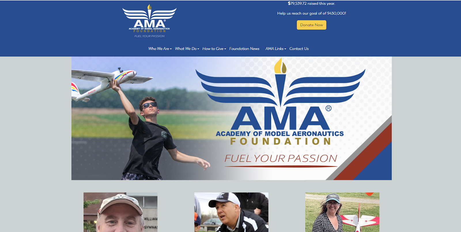 new ama foundation website