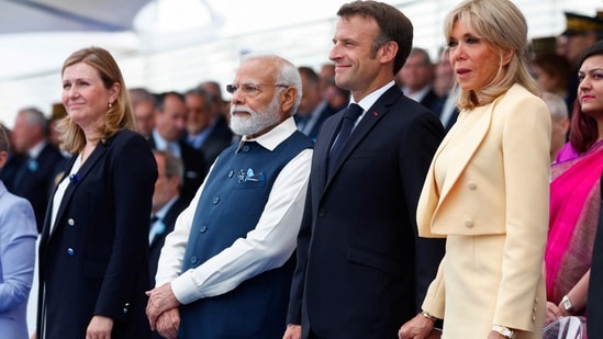 PM Modi, Macron Watch Stunning Bastille Day Parade - Asiana Times