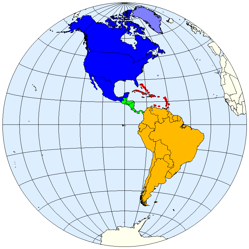 divisão territorial américa