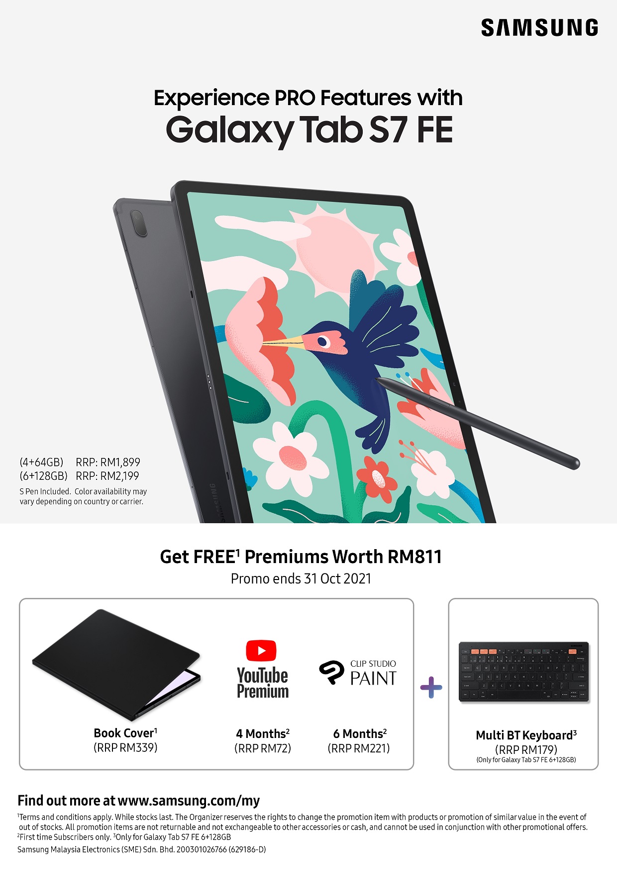 Promosi pembelian Galaxy Tab S7 FE