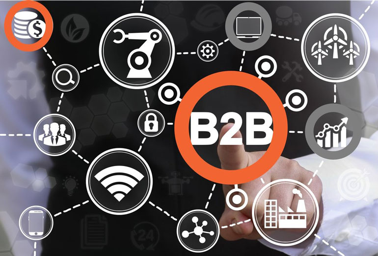 تصویر مفهوم بازاریابی b2b 