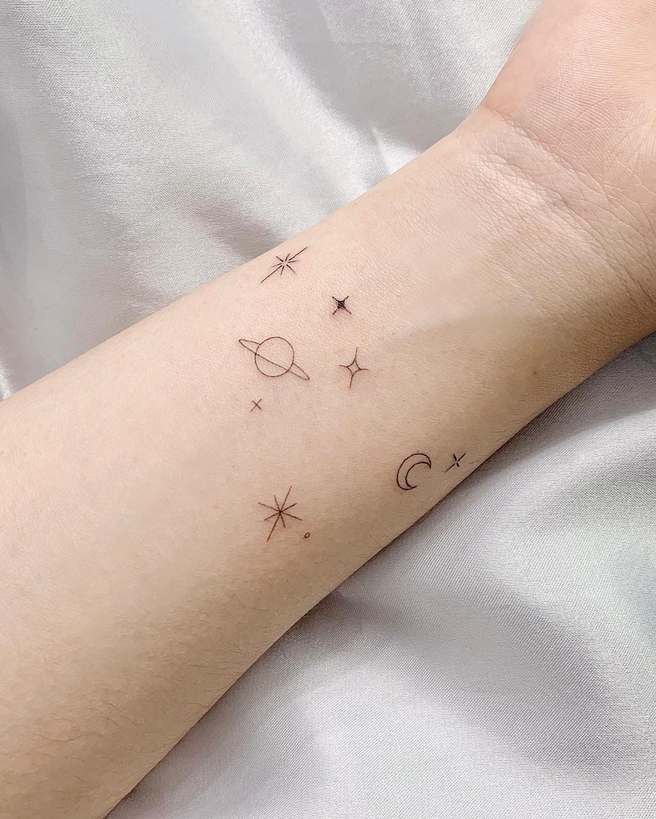 Tiny Stars Tattoo