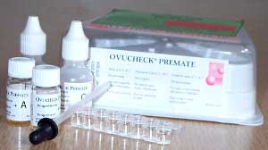 Components of the PreMate test kit for measurement of progesterone in canine serum 