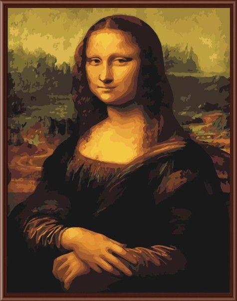 Paint By Numbers Kit Mona Lisa Van-Go 40CMx50CM Canvas