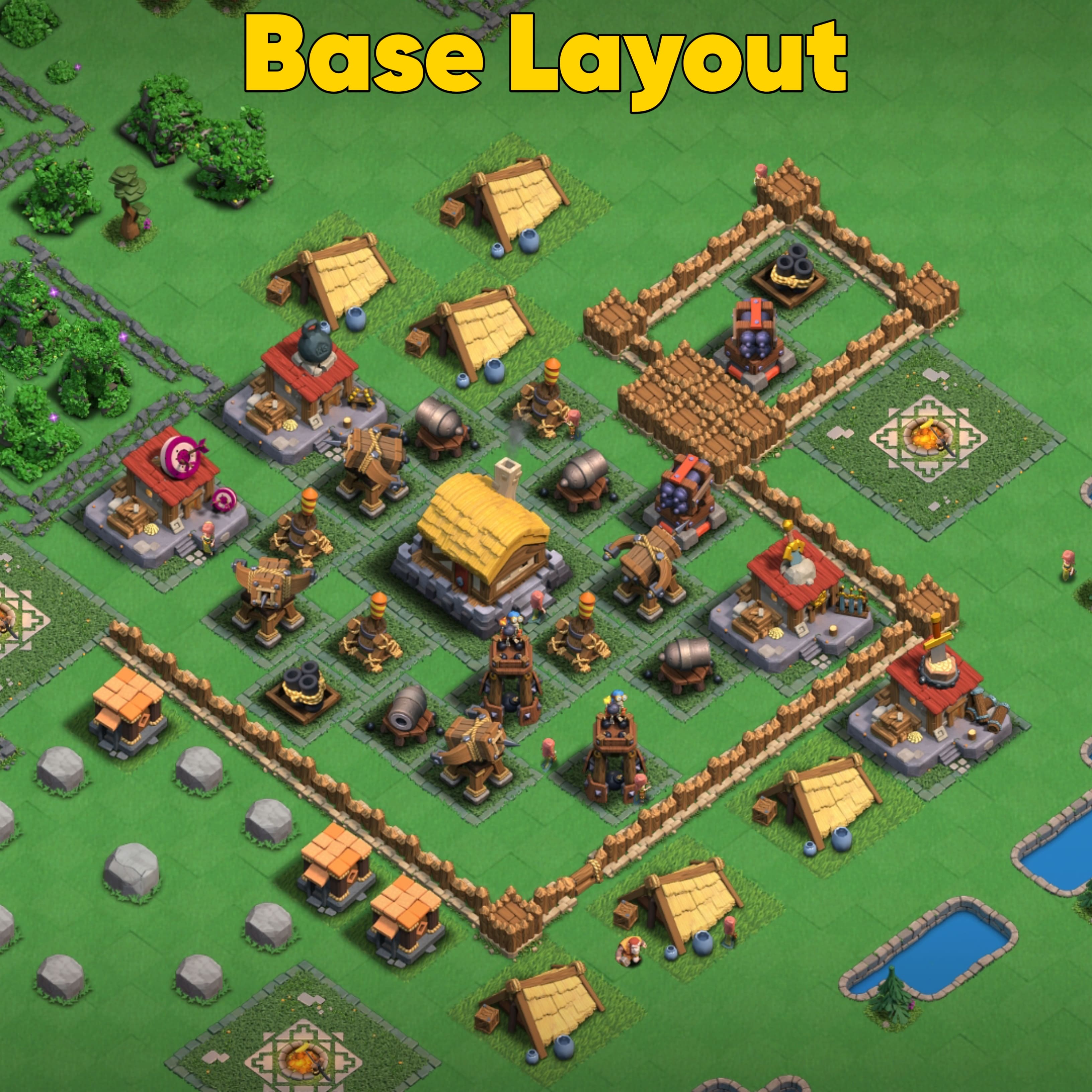 Clash of Clans Clan Capital Base Layout