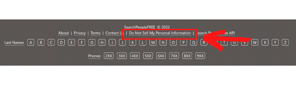 remove from searchpeoplefree