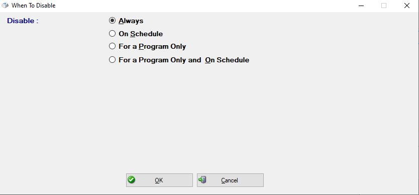 khóa bàn phím laptop bằng phần mềm simple disable key 3