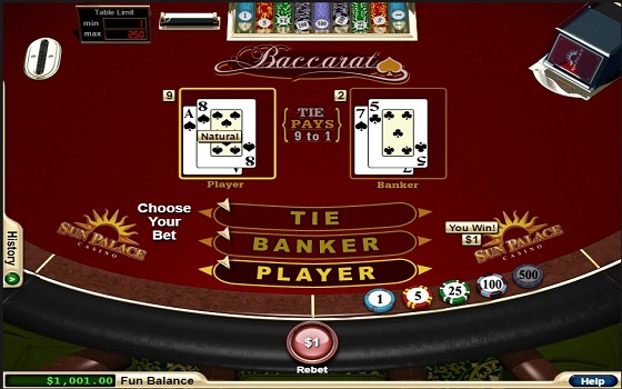 best Baccarat software - RTG Baccarat