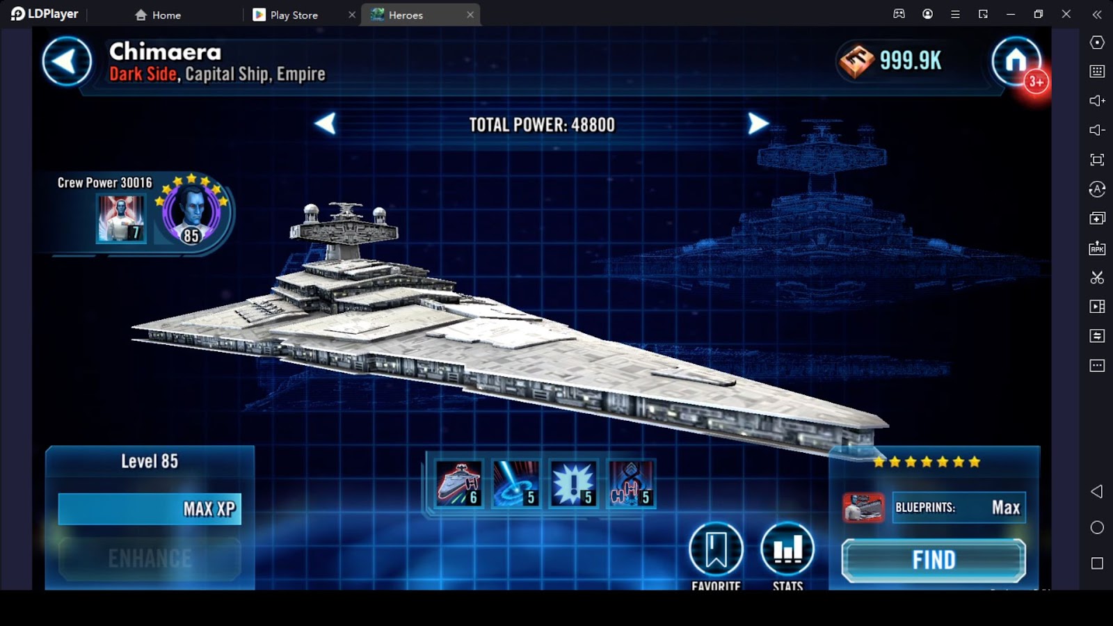 Star Wars™: Galaxy of Heroes Farming Guide - Dark Side Ships