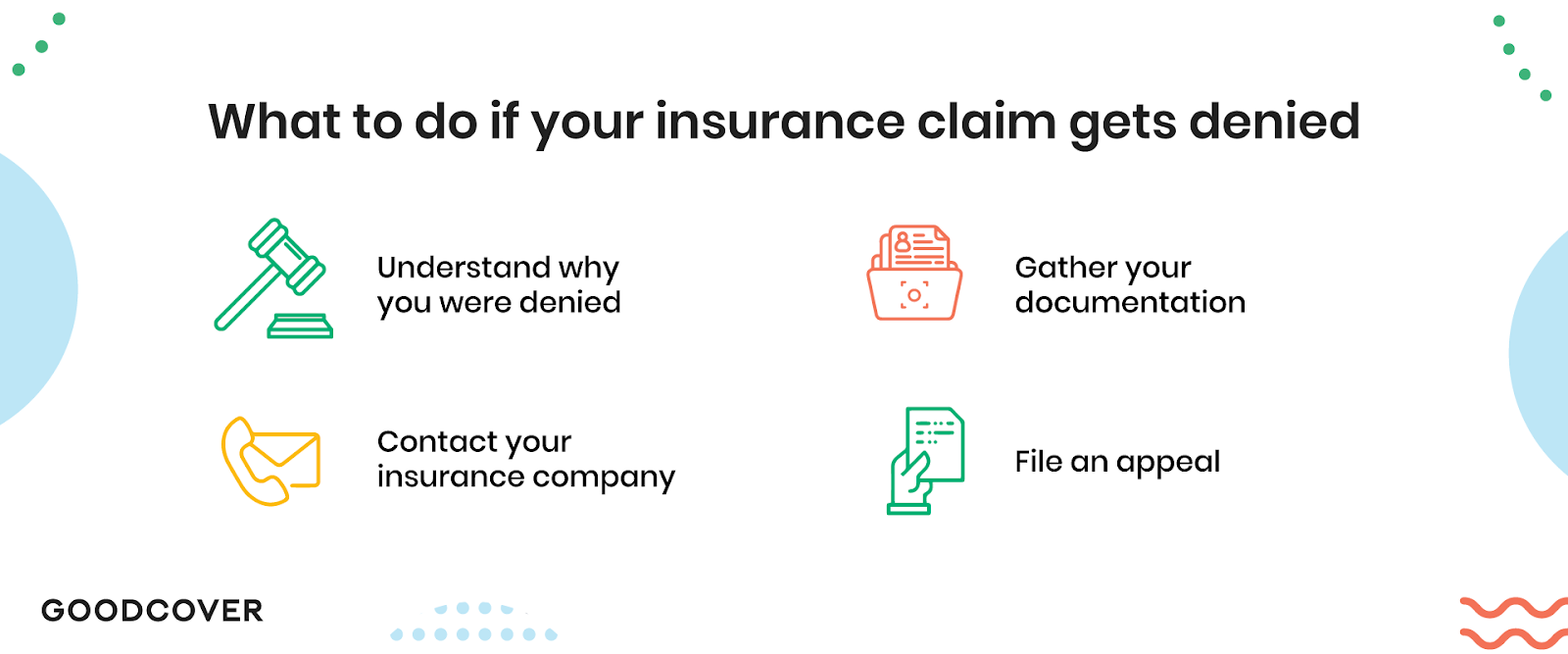 How to resolve your claim getting denied.