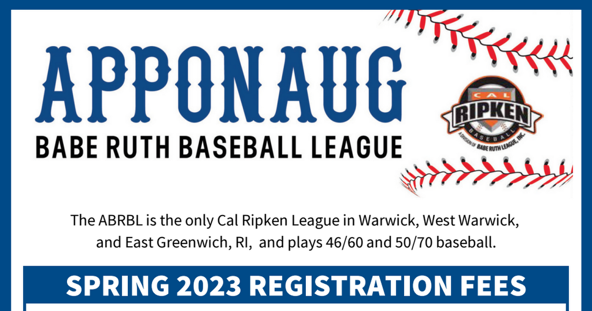 Apponaug Babe Ruth Baseball Spring 2023 Flyer.pdf