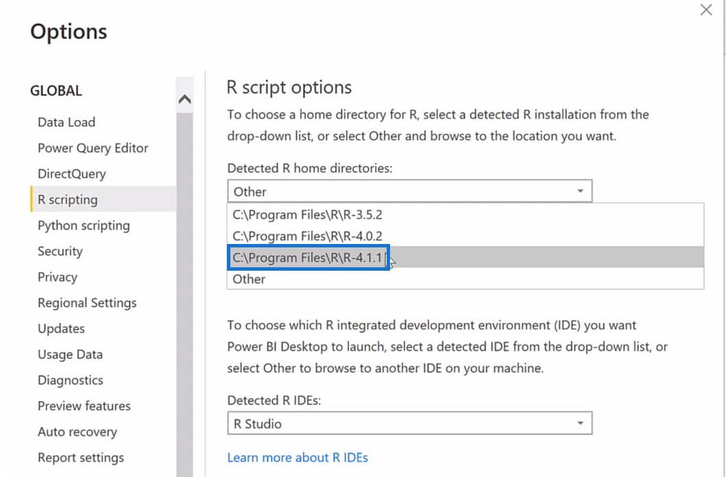 R for Power BI