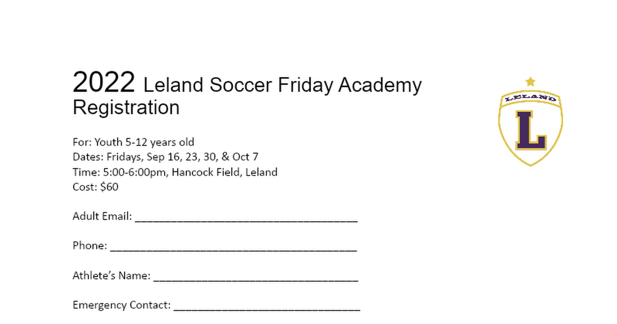 Leland Friday Soccer Academy reg form 2022.docx