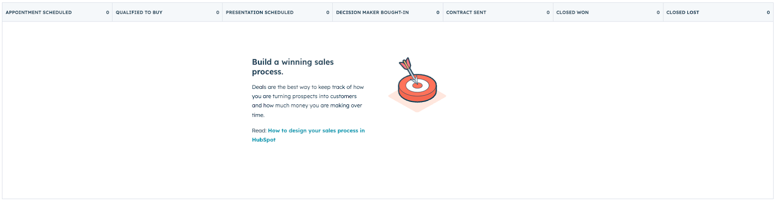 screenshot that shows how to customize deal stages in HubSpot