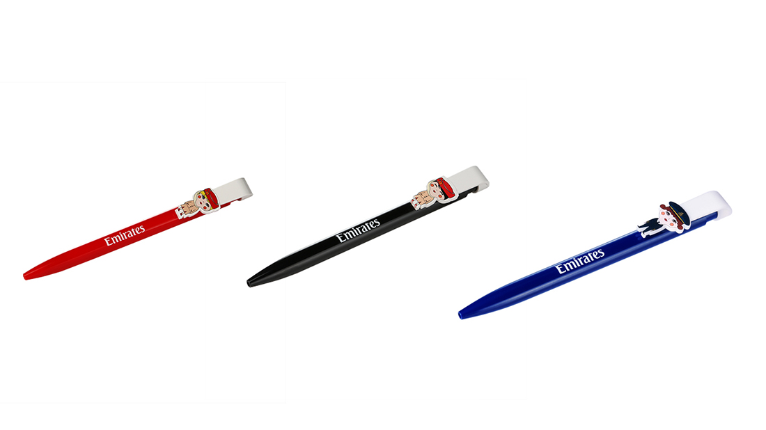 emirates flights captain amelia pilot pen small giveaway items