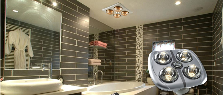 đèn sưởi nhà tắm loại nào tốt: Đèn sưởi nhà tắm Hans