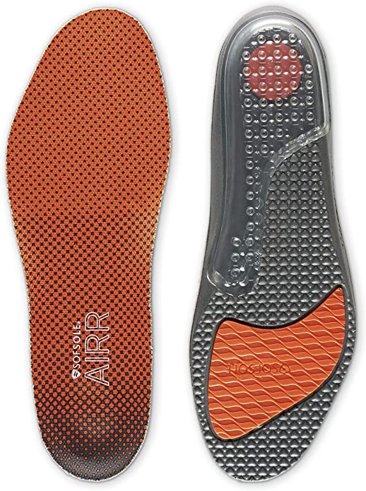 Sof Sole Insoles Men's AIRR Performance Full-Length Gel Shoe Insert