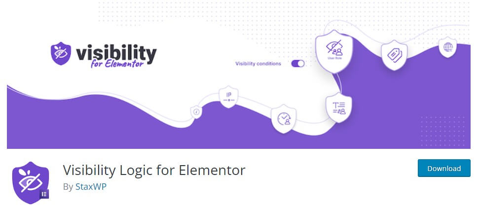 visibility logic for Elementor 