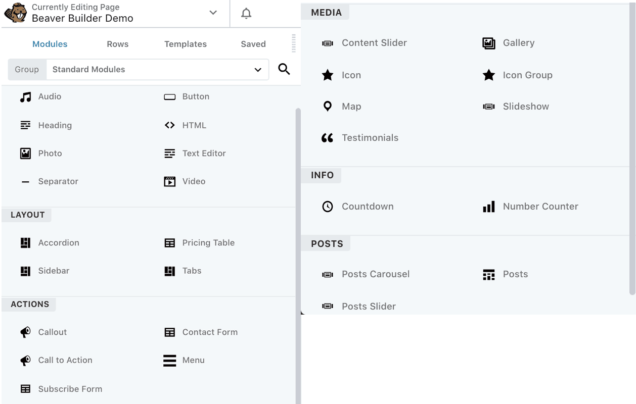 Beaver Builder modules