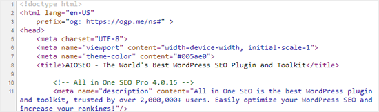 Meta informações adicionadas por plugins do WordPress