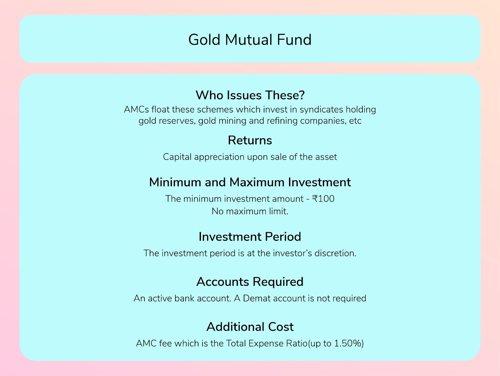 Gold Mutual Fund
