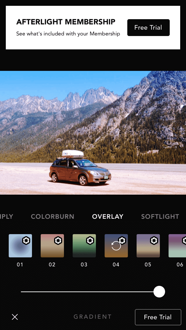 Afterlight, one of the best photo editing apps for iOS