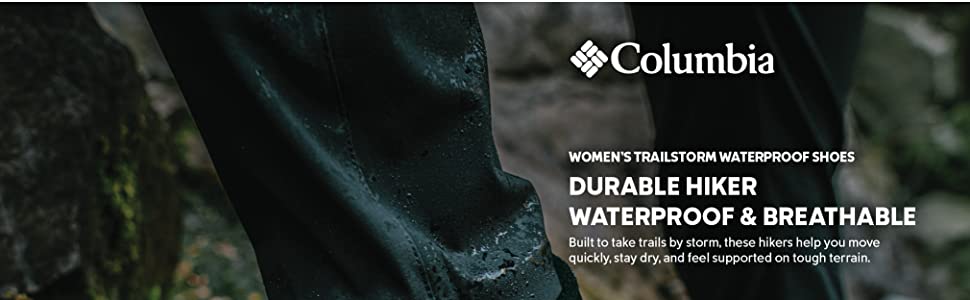 Columbia Women's Trailstorm waterproof hiking shoes