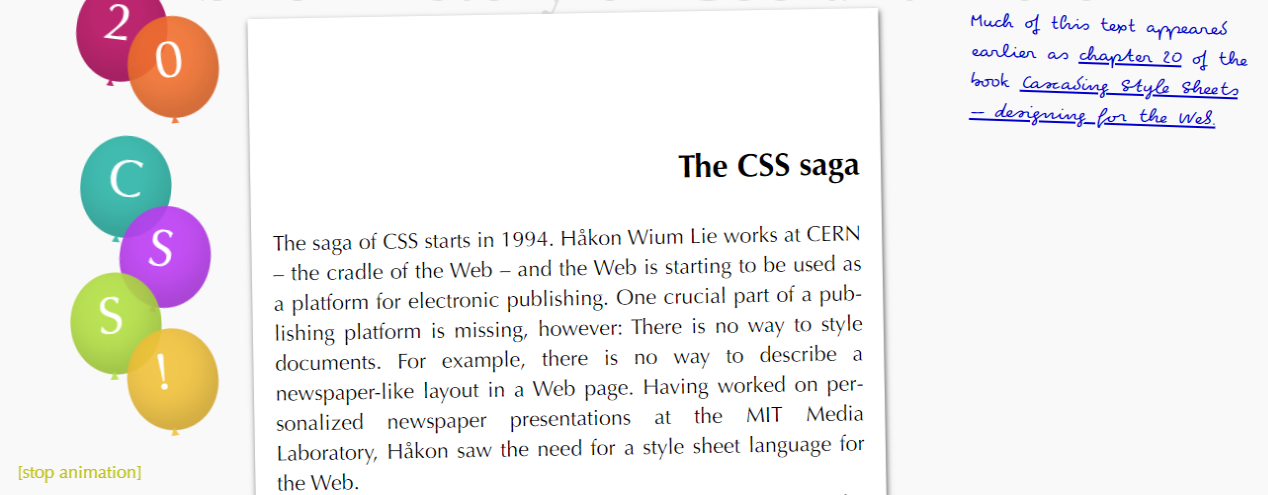 uma breve história do CSS