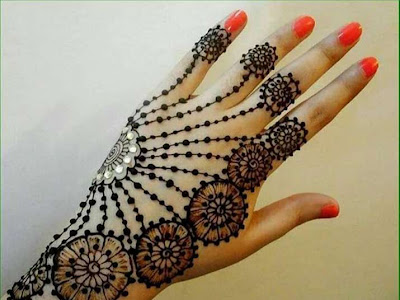 最高のコレクション simple mehndi design for left hand front side for kids 322729