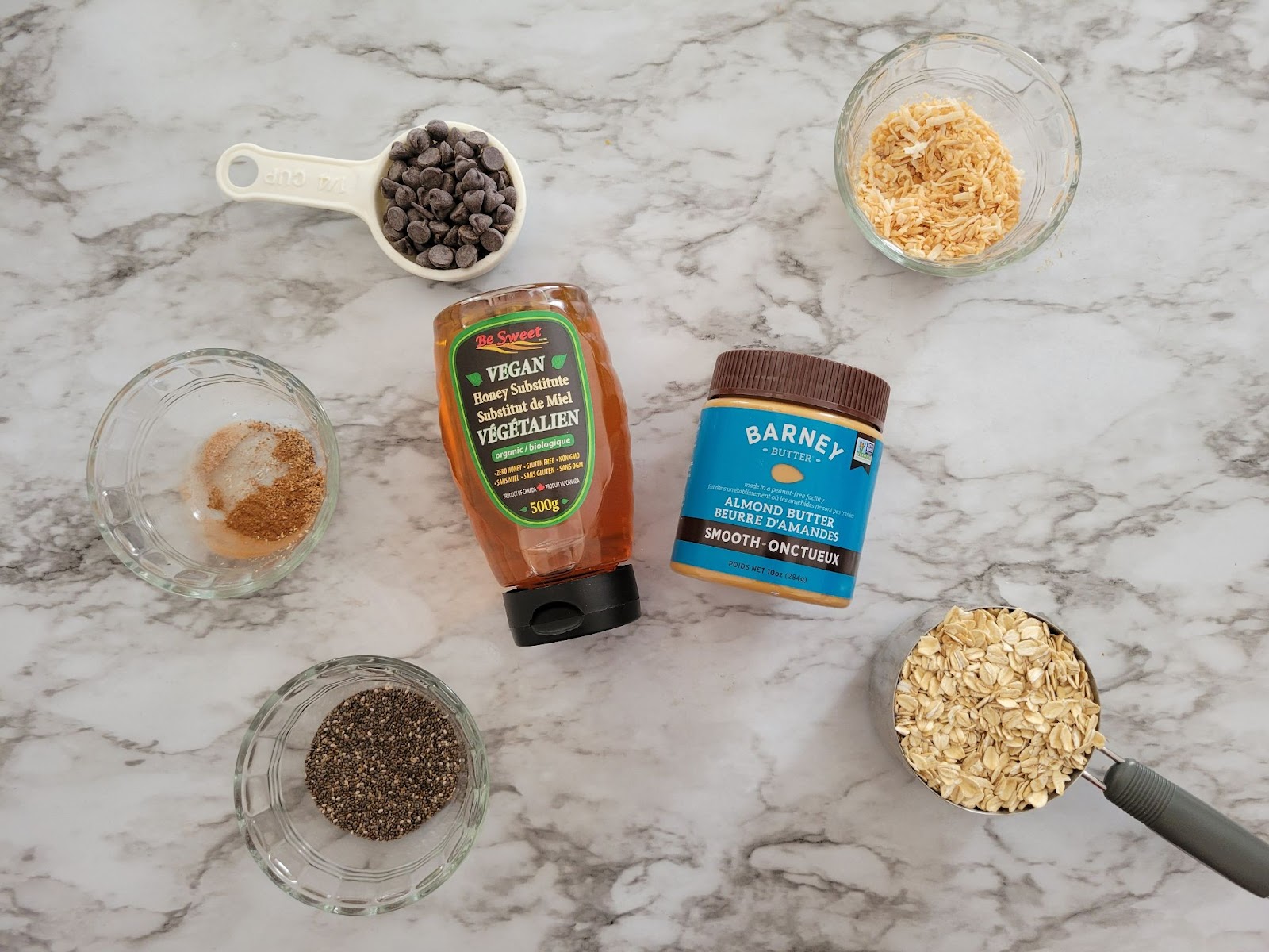 ingredients for no bake protein balls
