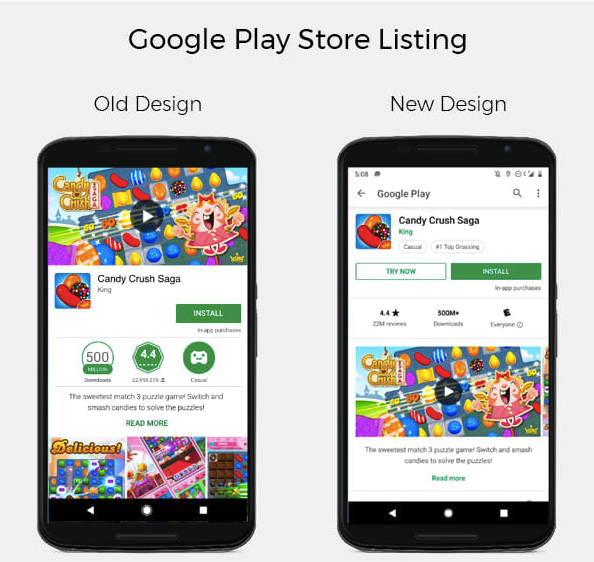Google Play Store now shows app download trends