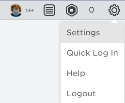 settings for roblox themes