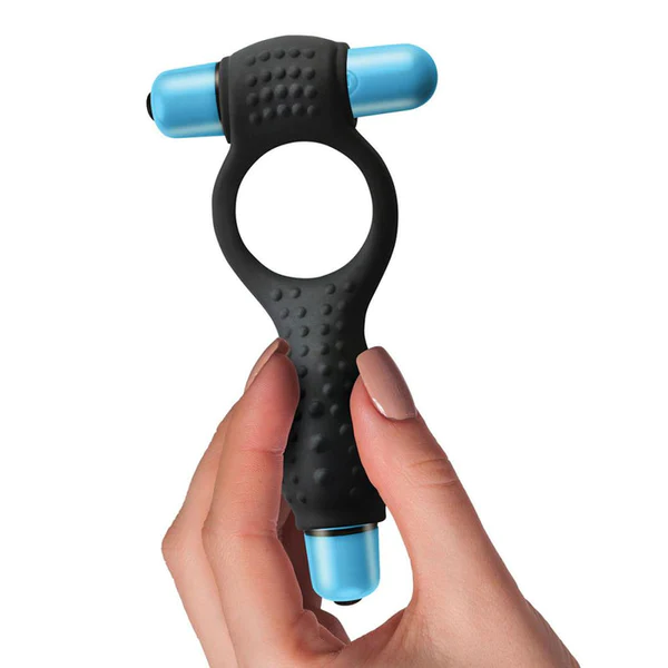 A toy for testicle massage: Remix Vibrating Cock Ring
