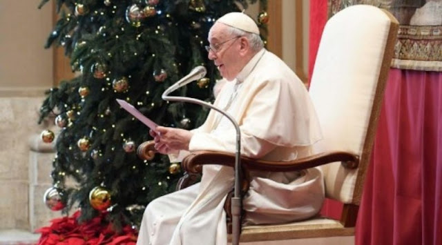 Huấn từ Giáng sinh “được chờ đợi” của Đức Thánh Cha với Giáo triều Roma: Nhấn mạnh vào sự hoán cải