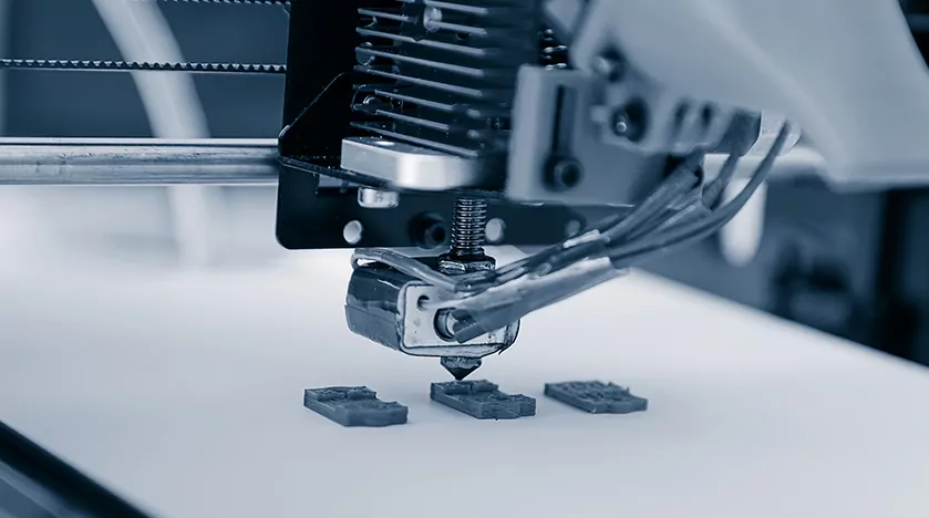 Representação de uma das novas tecnologias: Impressão 3D